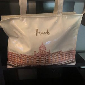 Harrods Zippered Tote Bag